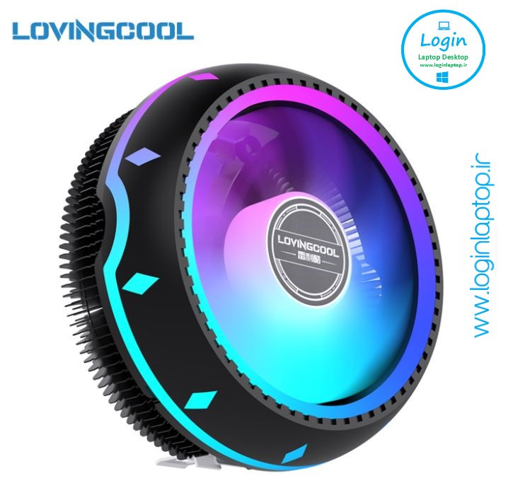 فن خنک کننده سی پی یو لاوینگ کول مدل LC-65 RGB هوا خنک