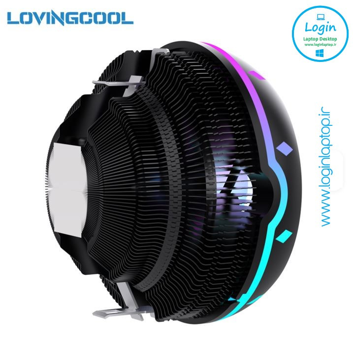 فن خنک کننده سی پی یو لاوینگ کول مدل LC-65 RGB هوا خنک
