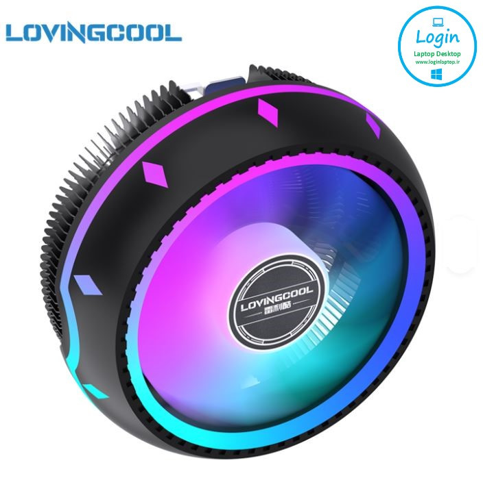فن خنک کننده سی پی یو لاوینگ کول مدل LC-65 RGB هوا خنک