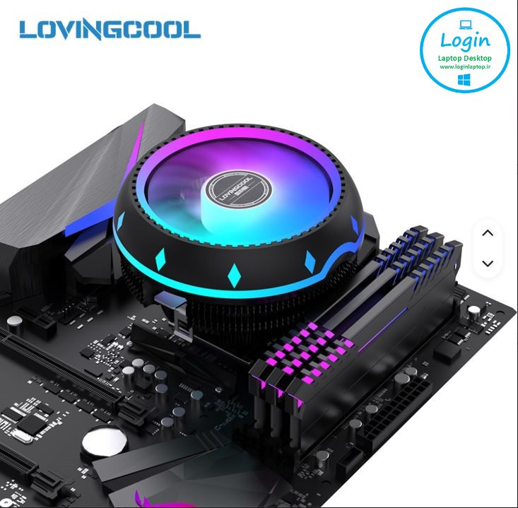 فن خنک کننده سی پی یو لاوینگ کول مدل LC-65 RGB هوا خنک